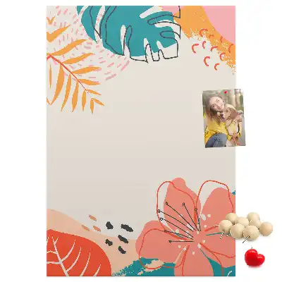 Tropical Shores Cork Pin Board