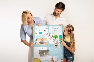 Cork Note Board Galaxy Theme Planner