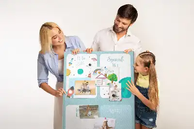 Cork Note Board Galaxy Theme Planner