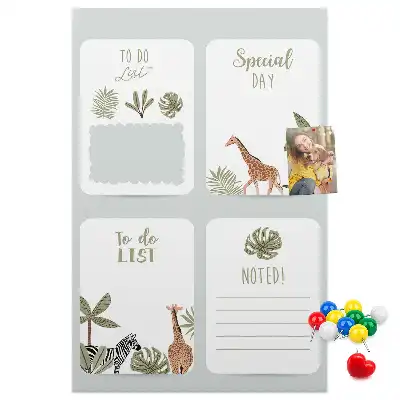 Wall cork memo board To-do list planner
