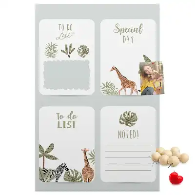 Wall cork memo board To-do list planner