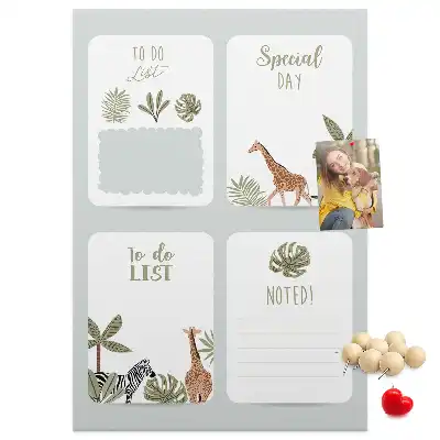 Wall cork memo board To-do list planner