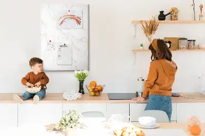 Stylish marble cork pin board
