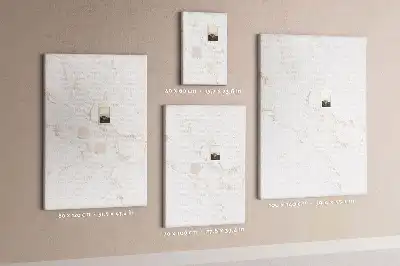 Stylish marble cork pin board