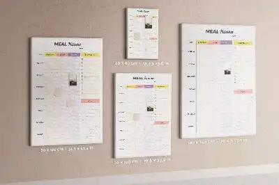 Wall Cork Memo Board and Food Planner