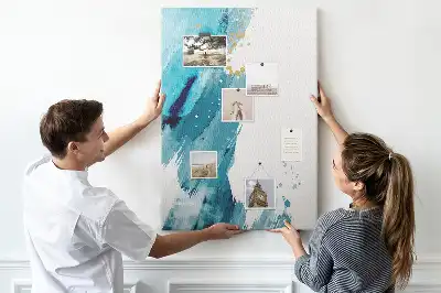 Cork Note Board The art of painting