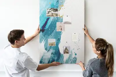 Cork Note Board The art of painting
