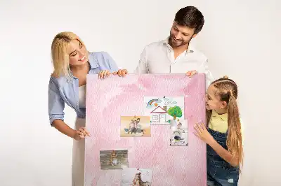 Cork Note Board Subtle feathers