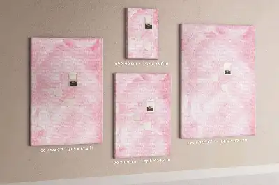 Cork Note Board Subtle feathers