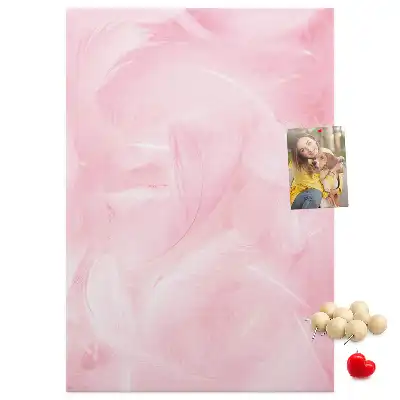 Subtle Feathers Cork Note Board