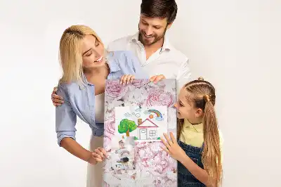 Rose Flowers Cork Pin Board