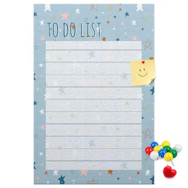 Cork Note Board To-do list