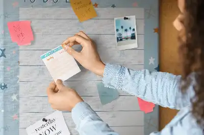 Cork Note Board To-do list