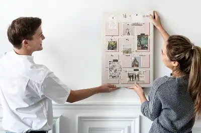 Cork Note Board Birthday calendar