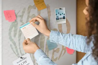 Welcome to Summer wall cork memo board