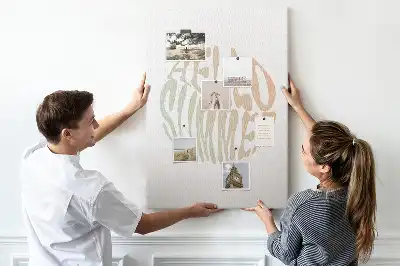 Welcome to Summer wall cork memo board