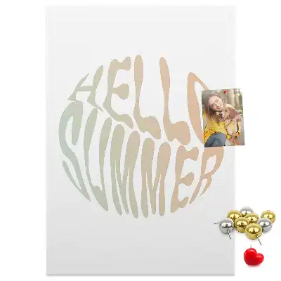 Welcome to Summer wall cork memo board
