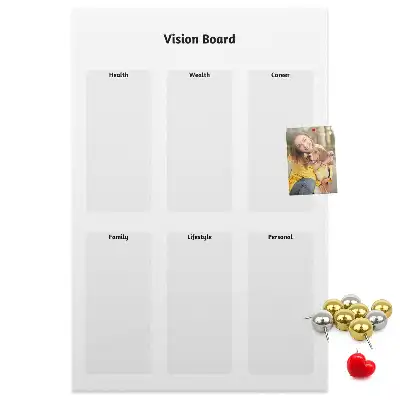Cork Note Board Map of dreams