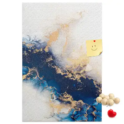 Cork pin board Abstraction in marble