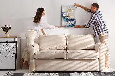 Cork pin board with abstract marble design