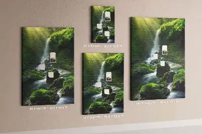 Waterfall landscape cork note board