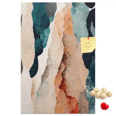 Cork pin board Artistic spots