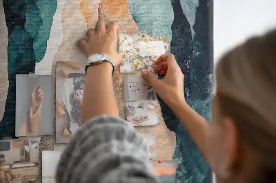 Cork pin board Artistic spots