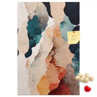 Cork Note Board Abstract view