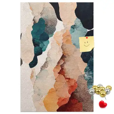 Cork Note Board Abstract view