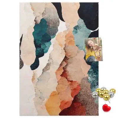 Cork Note Board Abstract view