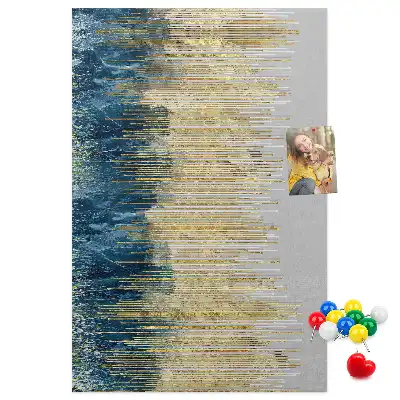 Cork pin board Decorative motif