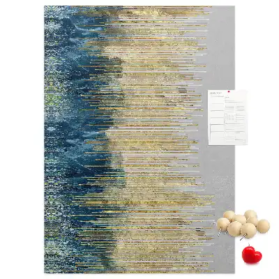 Cork pin board Decorative motif