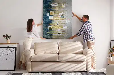 Cork pin board Decorative motif