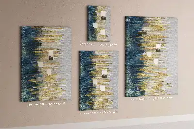 Decorative cork pin board with motif