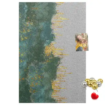 Cork Note Board Decorative pattern