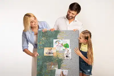 Decorative Pattern Cork Note Board