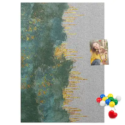 Decorative Pattern Cork Note Board
