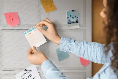 Wall cork memo board Inspiration board