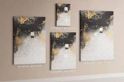Marble Abstraction Cork Note Board