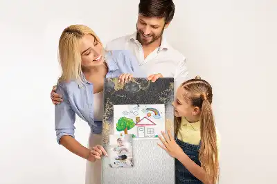 Marble Abstraction Cork Note Board
