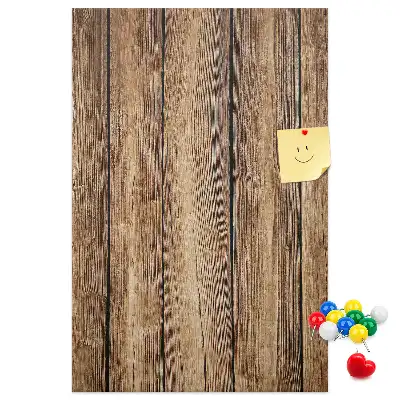 Cork pin board Wood structure