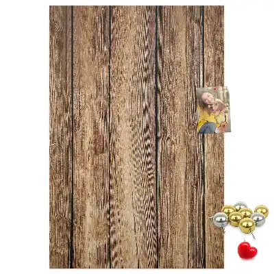 Cork pin board Wood structure
