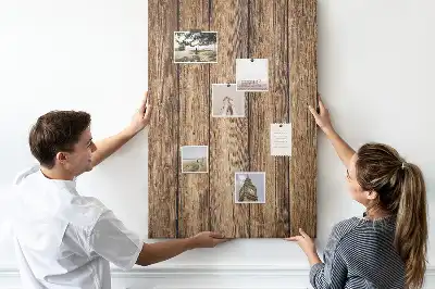 Cork pin board Wood structure