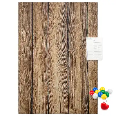 Cork pin board Wood structure