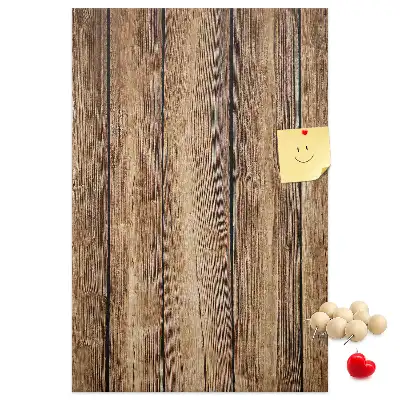 Cork pin board Wood structure