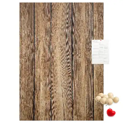 Cork pin board Wood structure