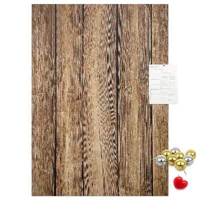 Cork pin board Wood structure