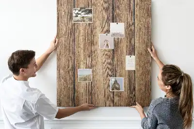 Cork pin board Wood structure