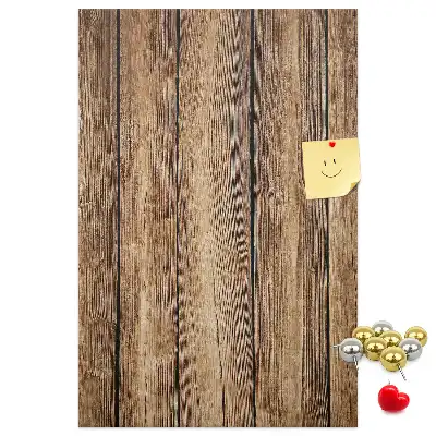 Cork pin board Wood structure