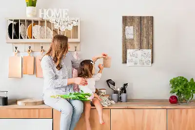 Cork pin board Wood structure